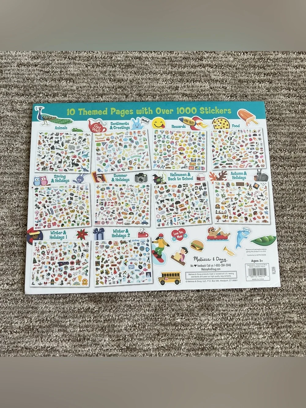 NWT Melissa & Doug Celebrations, Seasons & More Sticker Collection